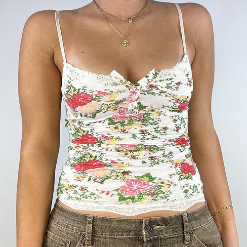 Damen Spitzen-Ärmeloberteil mit floralem Design Echo Archiv