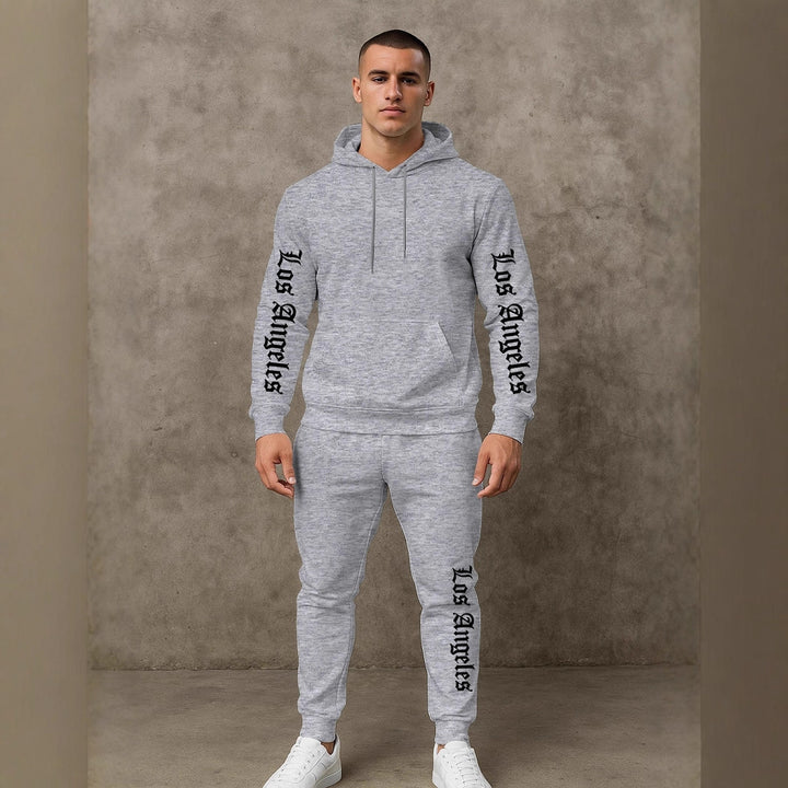 Herren Sportlicher Hoodie- und Jogginghosensatz Echoarchiv