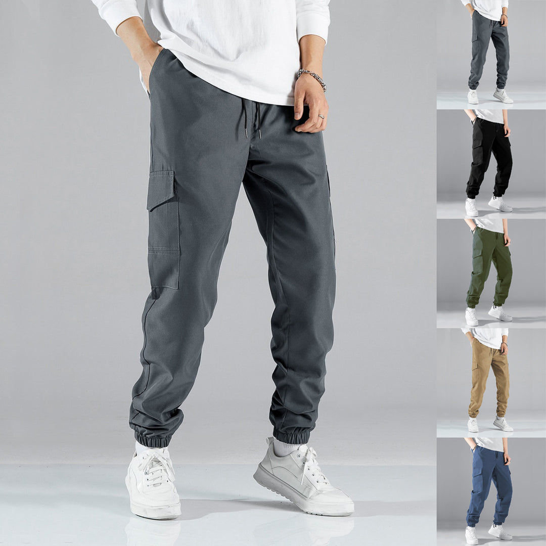 Herren Cargo-Jogginghose mit praktischen Seitentaschen und elastischem Bund Echoarchiv