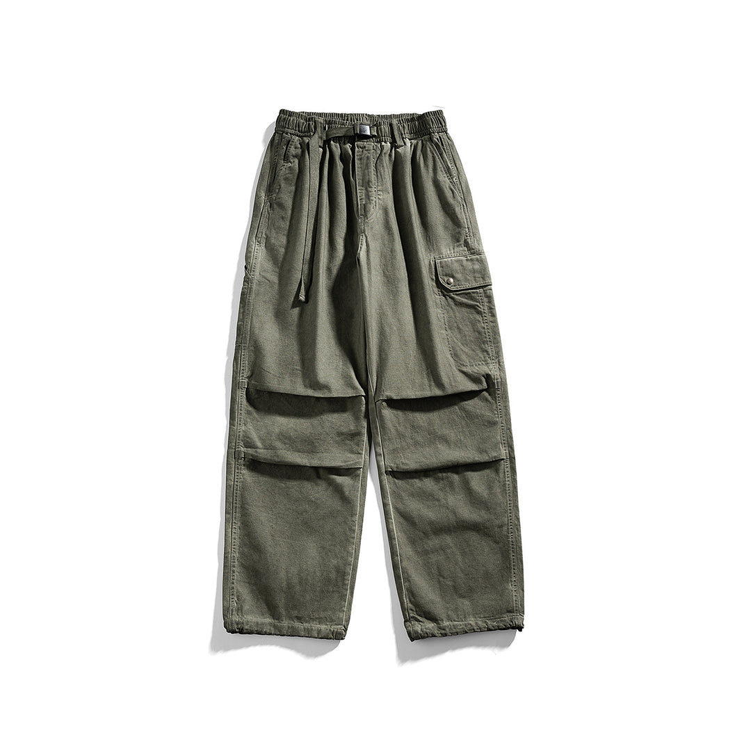 Herren Relaxed Cargo-Hose mit elastischem Bund, Lagen-Paneelen und Utility-Taschen Echo Archiv