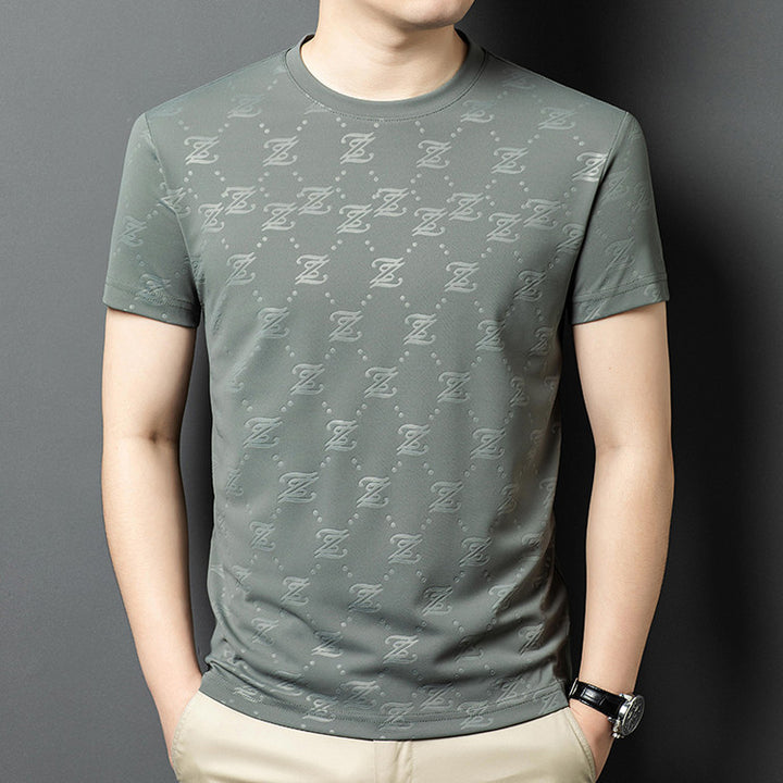 Herren modernes T-Shirt mit stylishen Muster Echoarchiv