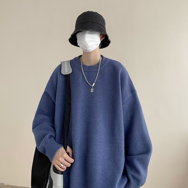 Damen Bequemer Oversize-Pullover Echoarchiv