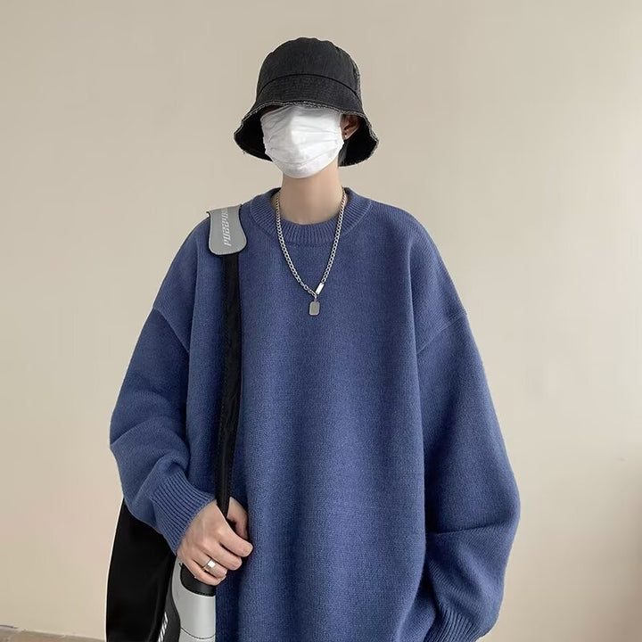 Damen Bequemer Oversize-Pullover Echoarchiv
