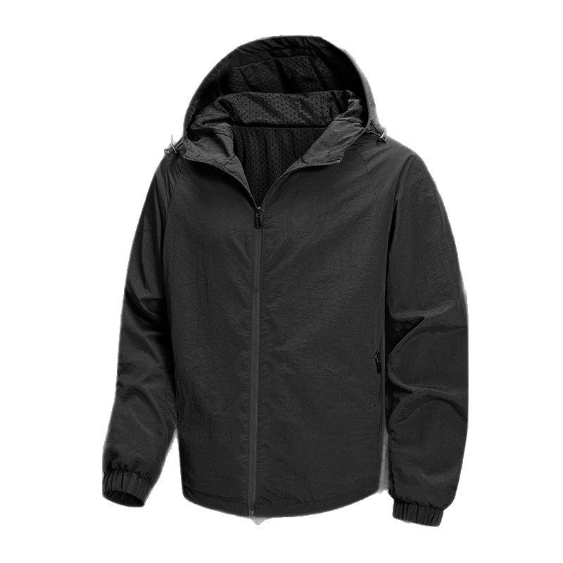 Herren Ultraleichte Packbare Kapuzenjacke mit atmungsaktivem Mesh‑Futter Echo Archiv