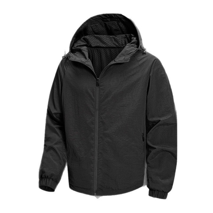 Herren Ultraleichte Packbare Kapuzenjacke mit atmungsaktivem Mesh‑Futter Echo Archiv
