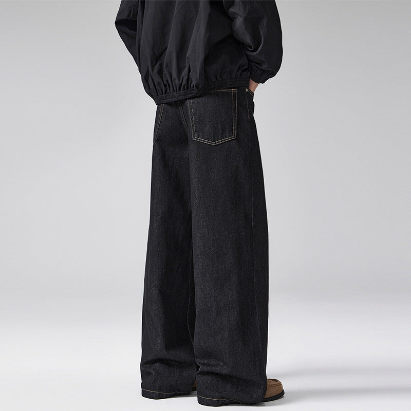 Herren Extraweite Baggy-Jeans aus robustem Denim Echo Archiv