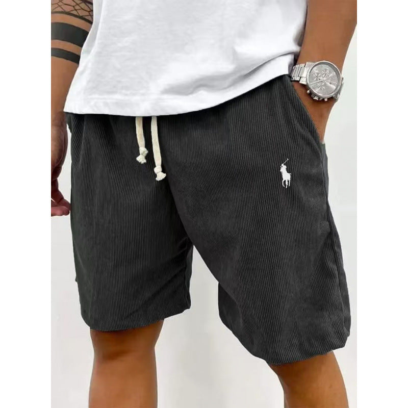 Herren Freizeithose aus weichem Baumwoll-Mix mit Gummizug DMCA do not reactivate – Sorevano