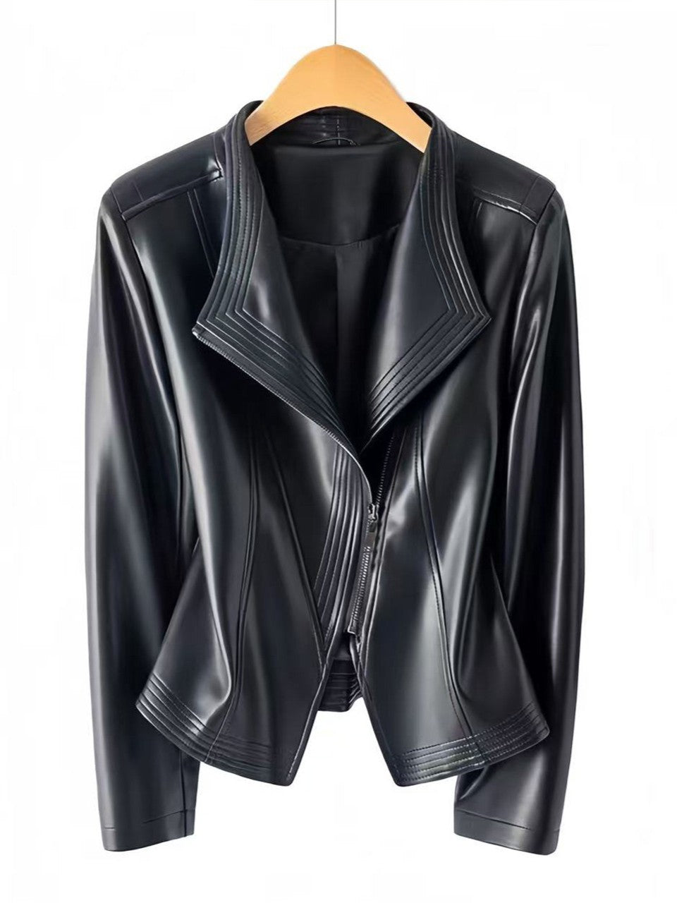 Damen Modische Lederjacke Echo Archiv