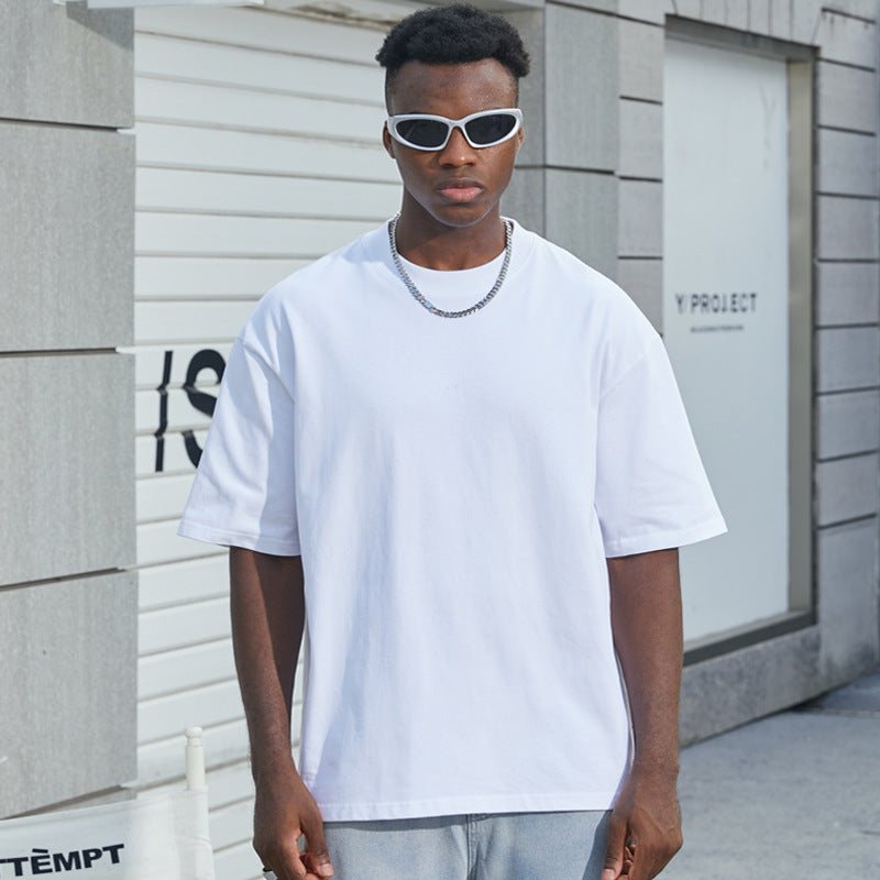Herren Oversize T-Shirt aus schwerer Bio-Baumwolle mit weitem Schnitt Echo Archiv