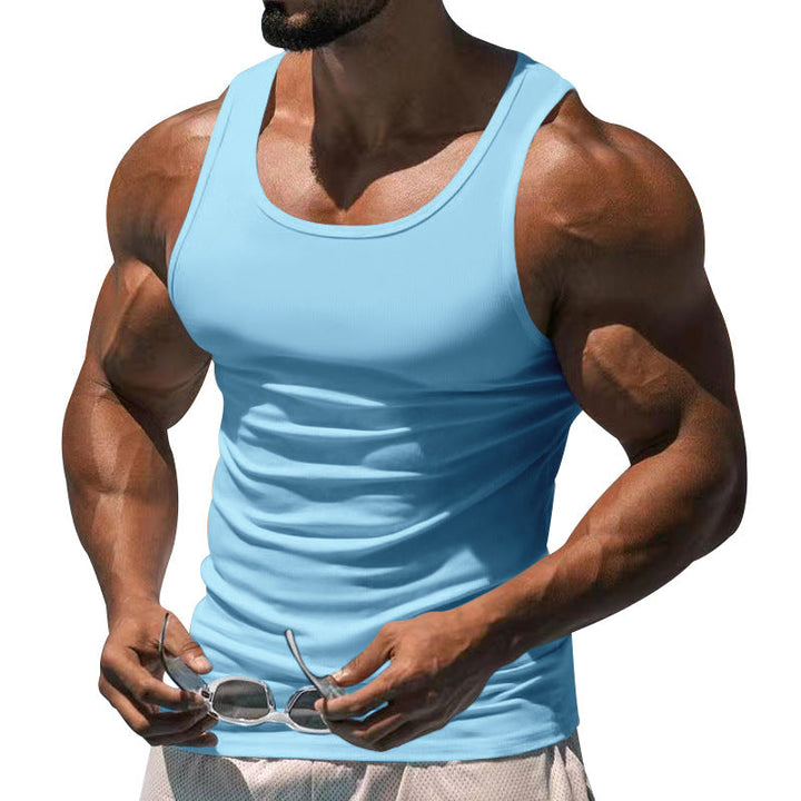 Herren atmungsaktives Sport-Tanktop mit körperbetontem Schnitt und feuchtigkeitsregulierendem Material Echoarchiv