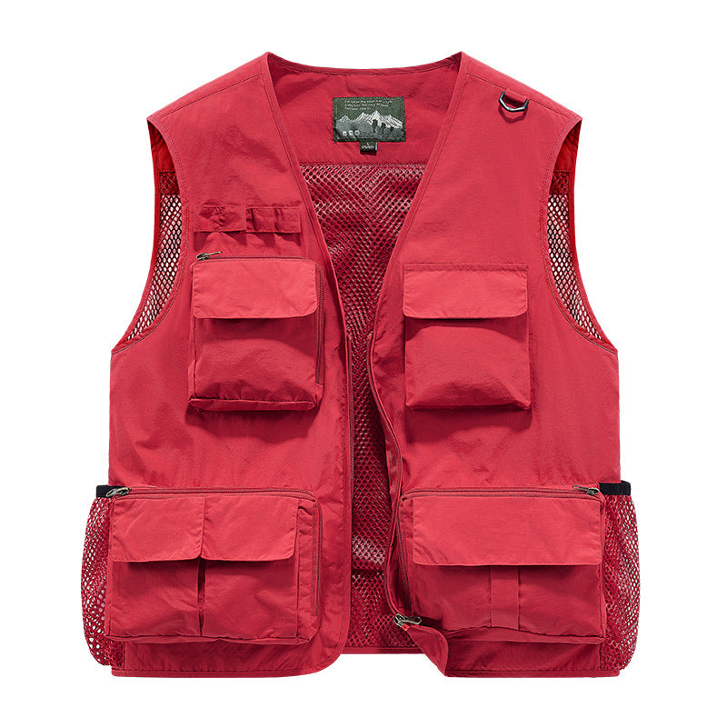 Herren Multifunktionale und atmungsaktive Outdoor-Weste Echo Archiv