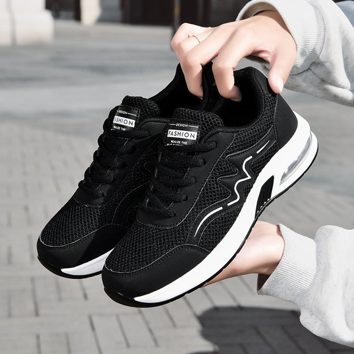 Damen nan City-Walking-Sneaker mit sichtbarer Fersenluftkammer und ergonomischer EVA-Dämpfung Echo Archiv