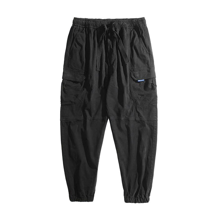 Herren Cargo-Hose mit elastischem Bund und praktischen Seitentaschen – Bravaro