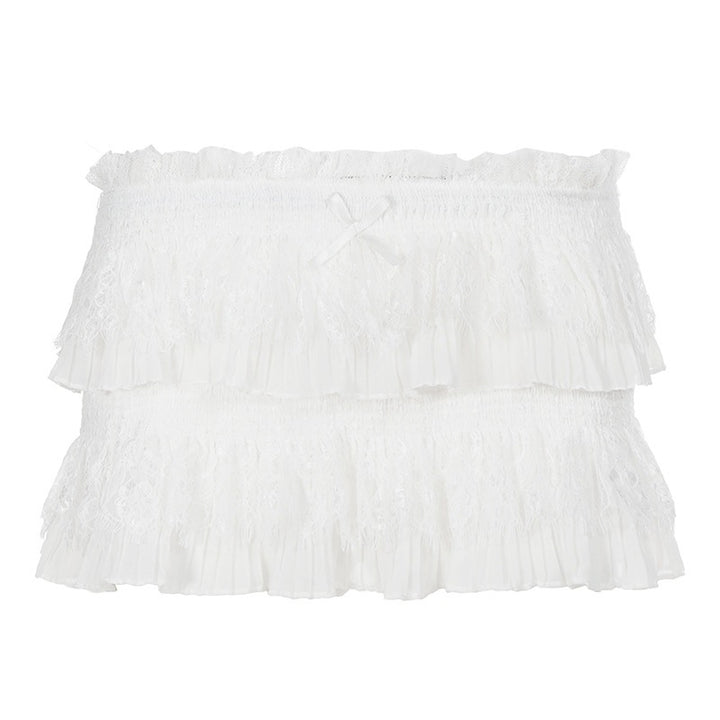 Damen Rüschenshorts aus luftiger Baumwollmischung Echo Archiv