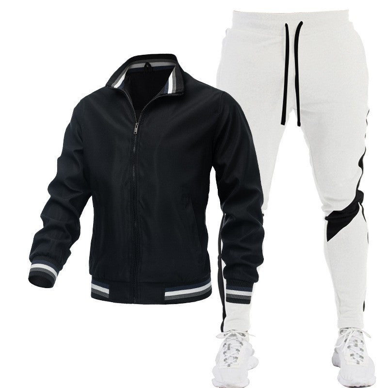 Herren Sportliches Trackjacke und Jogginghose Set Echo Archiv