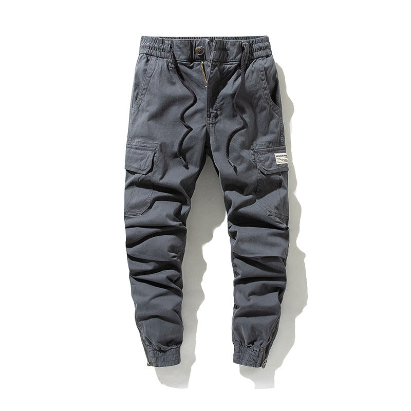 Herren Cargo-Jogginghose im urbanen Utility‑Stil mit elastischem Tunnelzugbund und verstärkten Kniepartien Echo Archiv