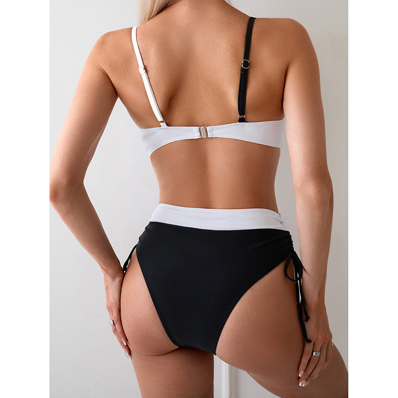 Damen Hochtaillierter Bikini mit modischem Wickel-Design Echo Archiv