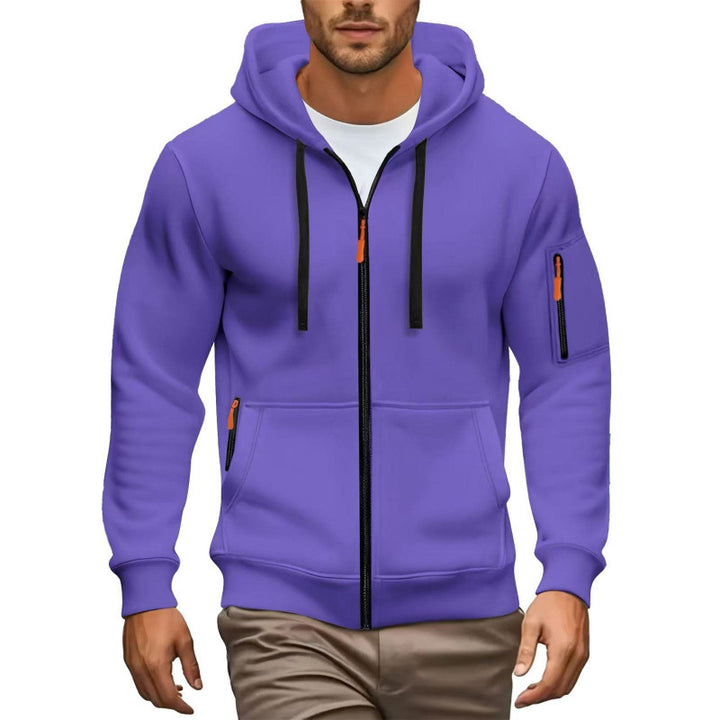Herren Hochwertiger Zip-Hoodie Echoarchiv