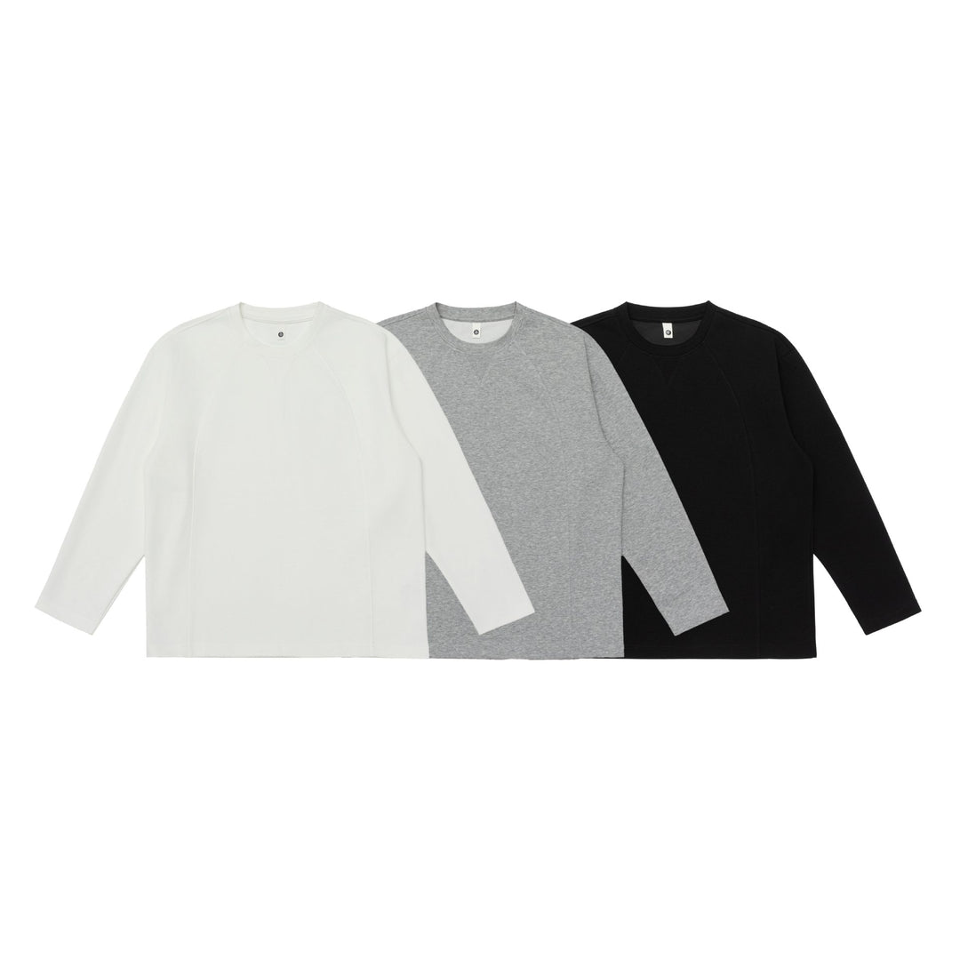 Unisex Oversize‑Sweatshirt mit Raglanärmeln und Teilungsnähten Echoarchiv