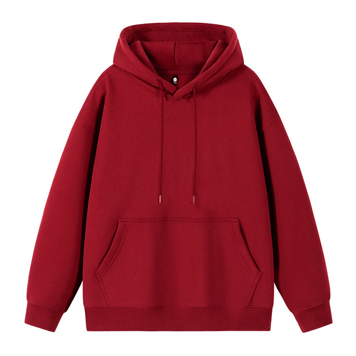 Unisex Oversize-Kapuzenpullover mit Kängurutasche und überschnittener Schulter Echo Archiv