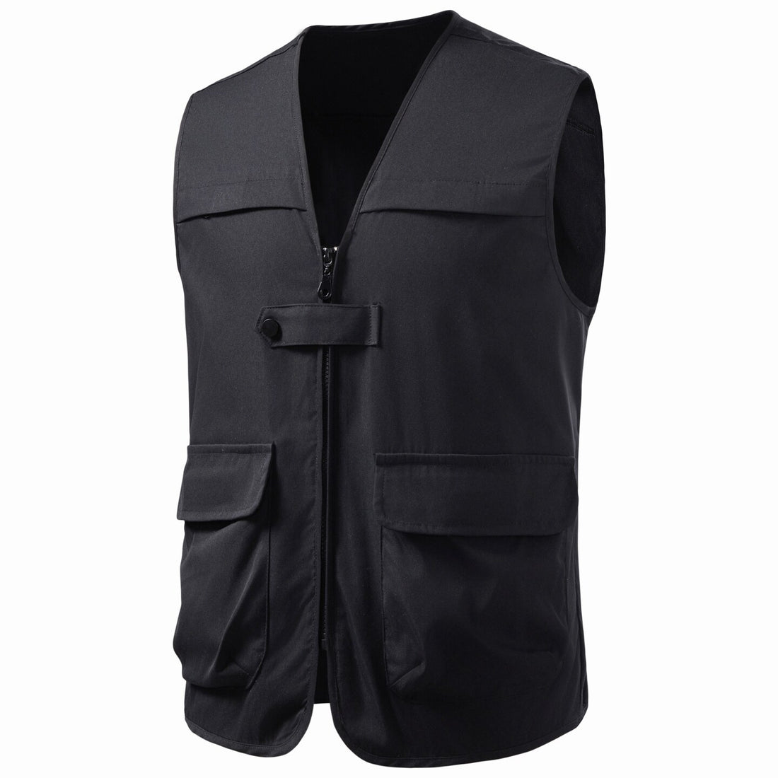 Herren Multifunktionale Utility-Weste mit Frontreißverschluss und Mehrfachtaschen Echo Archiv