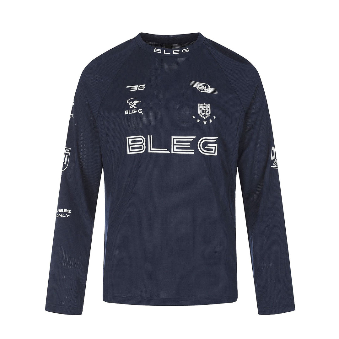 Unisex Leichtes Funktions-Langarmshirt mit Raglanärmeln und atmungsaktiver Waffelstruktur Echoarchiv