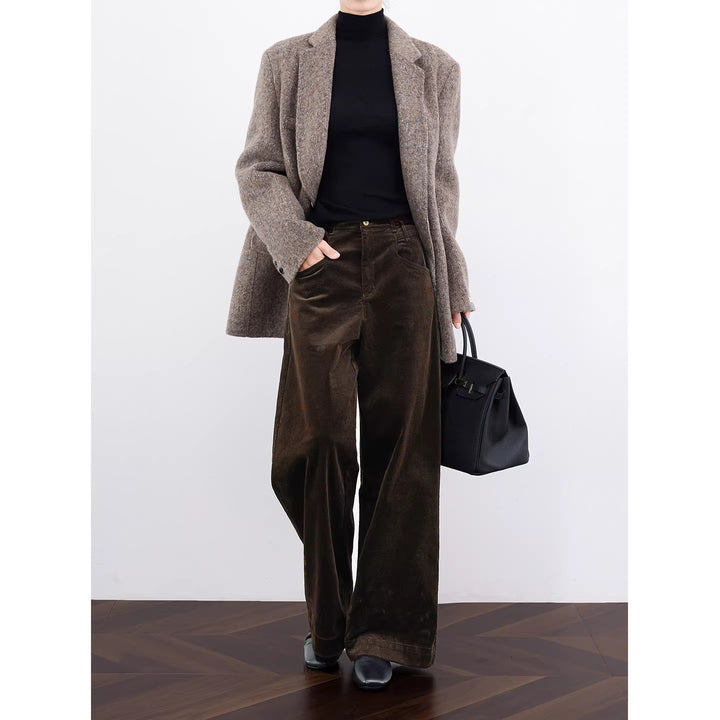 Damen Eleganter und lässiger Cord-Blazer Echoarchiv