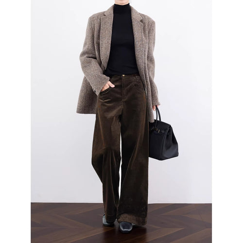 Damen Eleganter und lässiger Cord-Blazer Echoarchiv