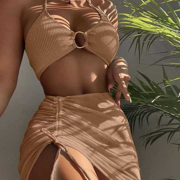 Damen Bikini-Oberteil und Rock-Set Echo Archiv