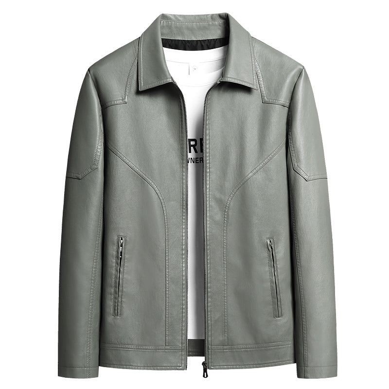 Herren Elegante Kunstlederjacke Echo Archiv