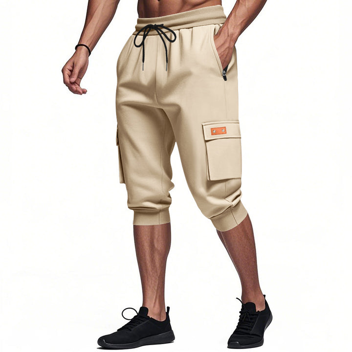 Herren modische Cargo-Shorts mit praktischen Seitentaschen und elastischem Bund Echoarchiv