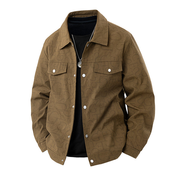 Herren Geprägte Overshirtjacke – Taviero