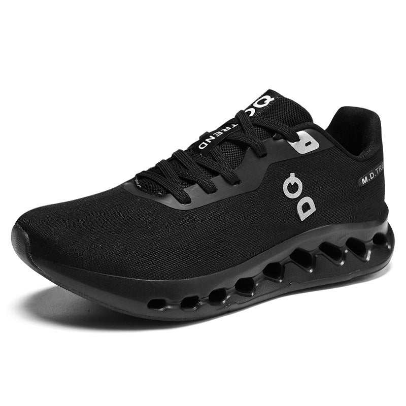 Herren Trailinspirierter Komfort-Sneaker mit ventilierter Hohlkammer-Dämpfung und nahtlosem Strickoberteil – Norré