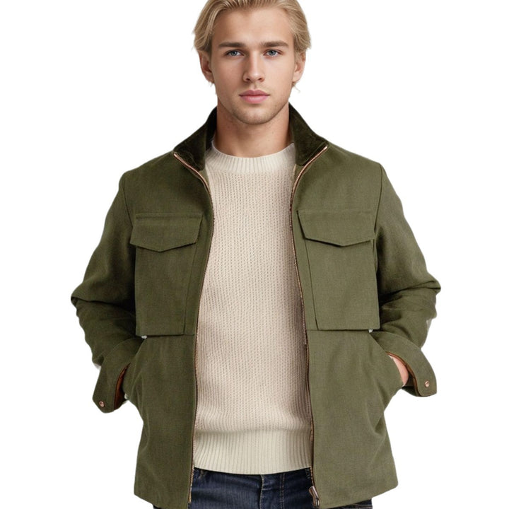 Herren Utility-Jacke mit praktischen Taschen und modernem Design Echoarchiv