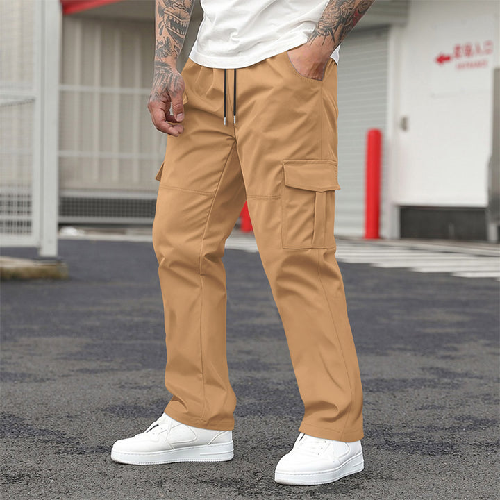 Herren Cargo-Hose mit praktischen Seitentaschen und elastischem Bund Echoarchiv