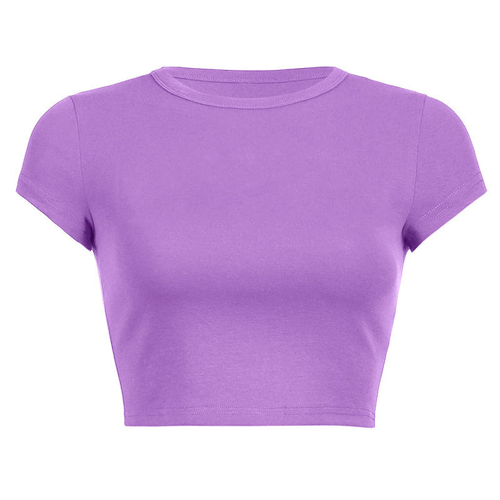 Damen Figurbetontes Crop-Top Echo Archiv