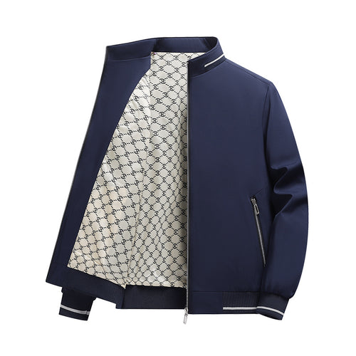 Herren Modische Übergangsjacke mit hohem Kragen Echo Archiv