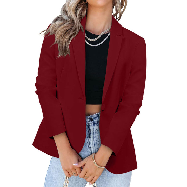 Damen Eleganter Blazer mit Echoarchivrnem Schnitt und praktischen Taschen Echoarchiv