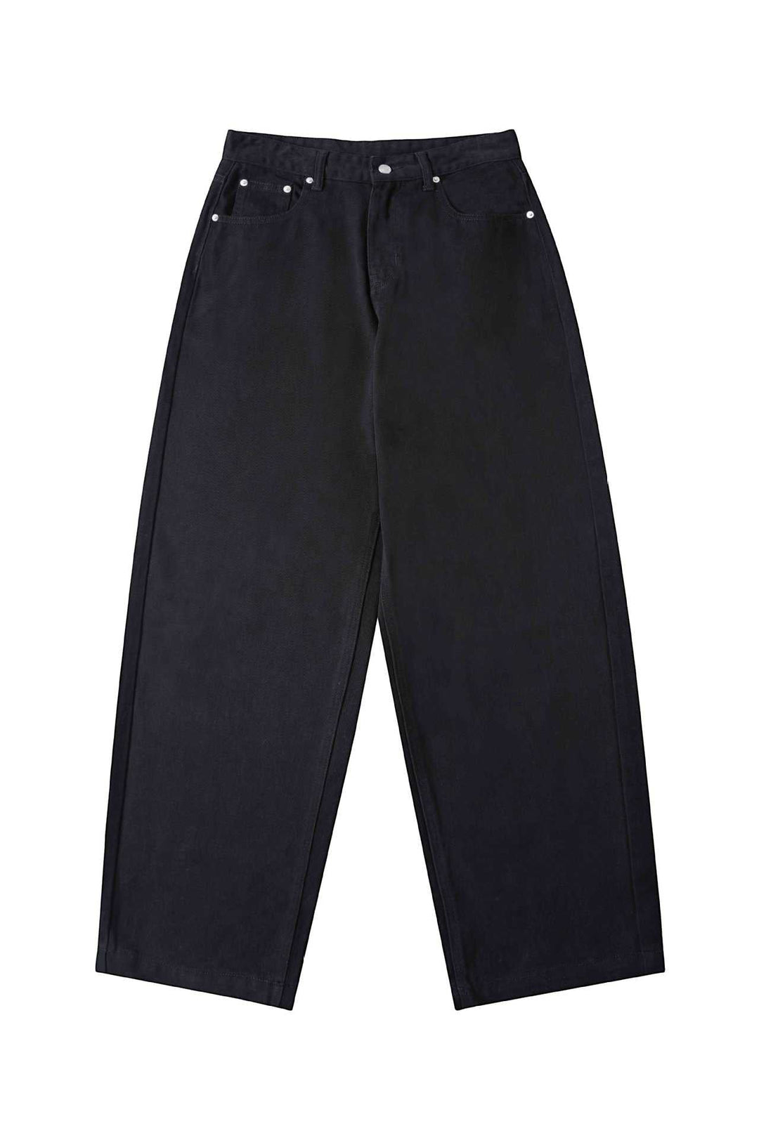 Damen High‑Waist Cropped-Jeans mit weitem Bein und Five‑Pocket Details Echoarchiv