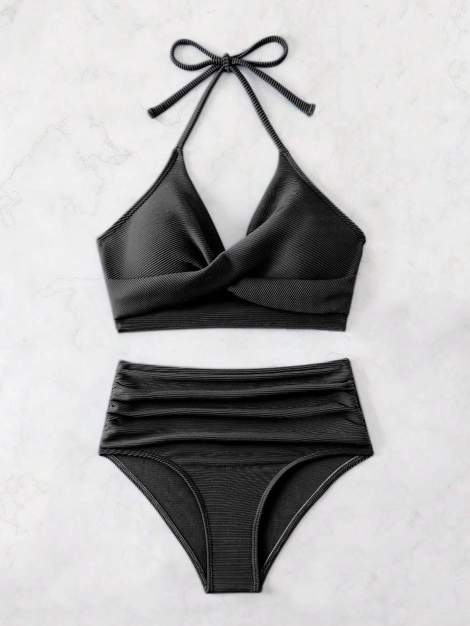 Damen Hochtailliertes Bikini-Set Echo Archiv