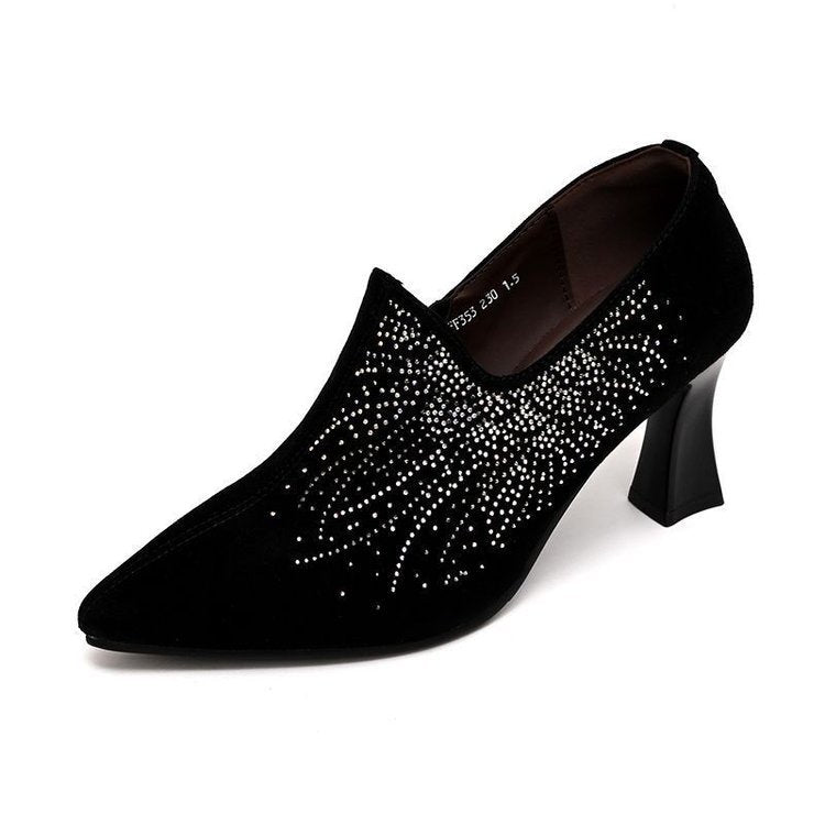 Damen Elegante Stiefeletten mit Glitzerverzierungen Echo Archiv