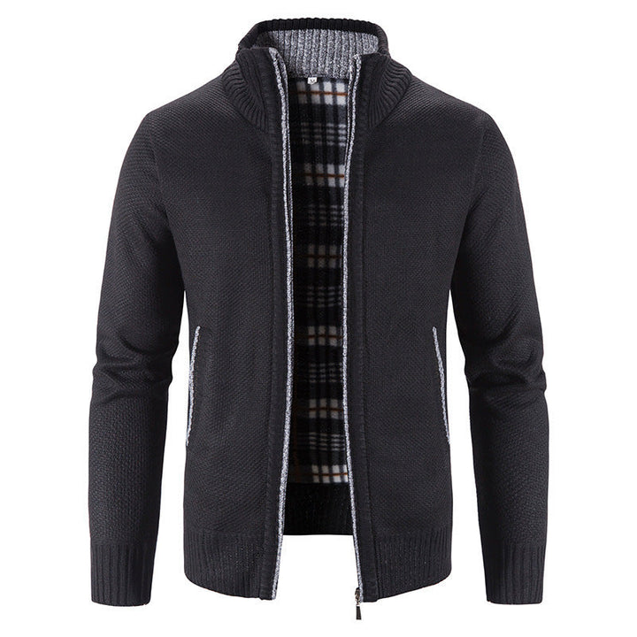 Herren Strickjacke mit innovativem wärmeisolierendem Innenfutter Echoarchiv