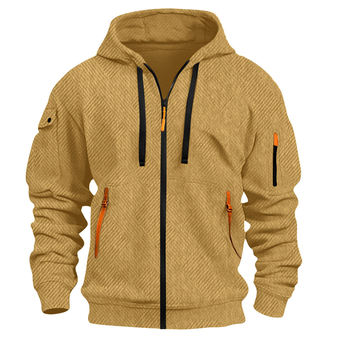 Herren Fleecejacke mit praktischen Taschen Echoarchiv