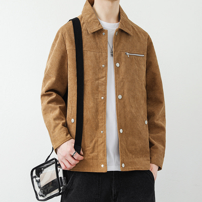 Herren Modische Cordjacke Echo Archiv
