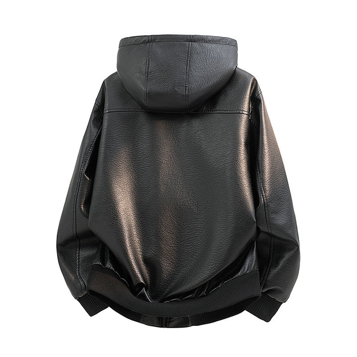 Damen Modische Kunstlederjacke mit Teddyfutter Echo Archiv
