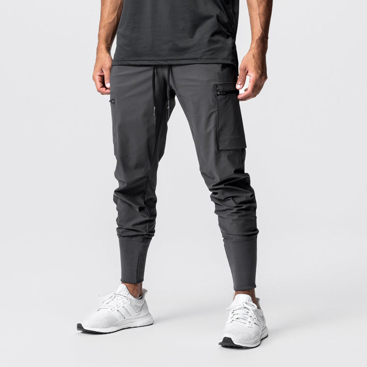 Herren Multifunktionale Sporthose mit seitlichen Reißverschlusstaschen und elastischem Bund Echoarchiv