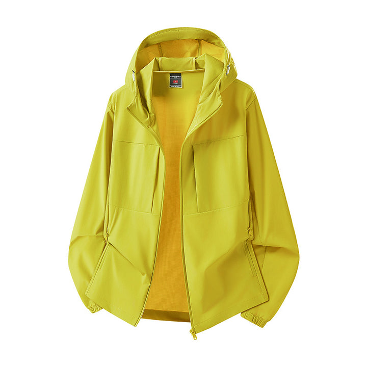 Damen Wetterfeste Outdoorjacke mit Kapuze Echo Archiv