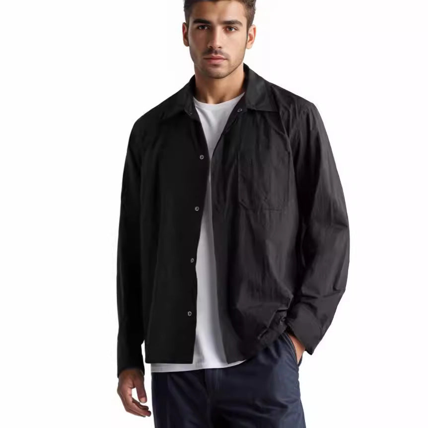 Herren leichte Übergangsjacke mit praktischen Taschen Echoarchiv