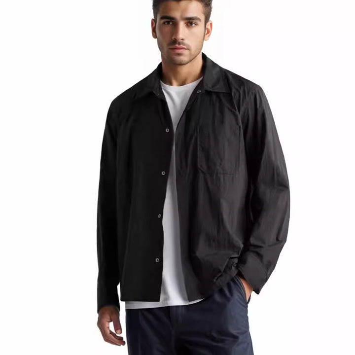 Herren leichte Übergangsjacke mit praktischen Taschen Echoarchiv