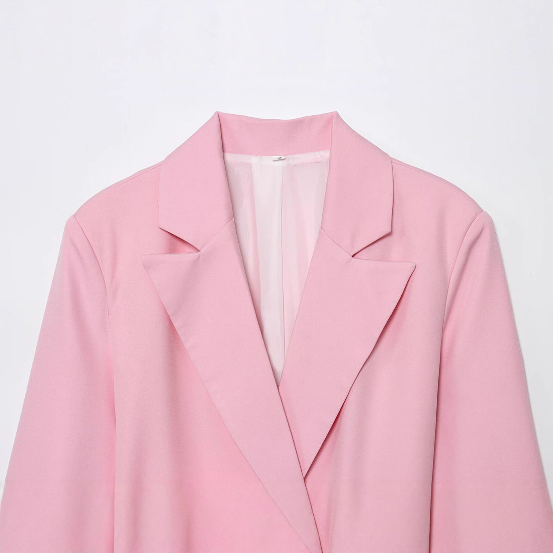 Damen Taillierter Blazer mit Deko‑Rosen‑Gürtel und Reverskragen Echoarchiv